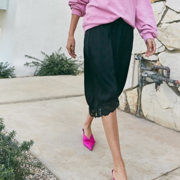 Ragdoll LA Lace Drawstring Skirt - Navy - Picture 4 of 5